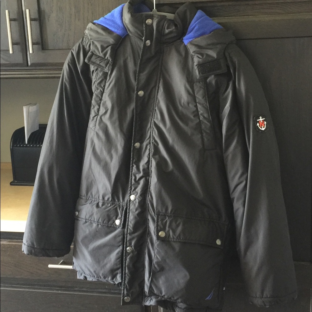 Boys 14/16 Nautical Winter Coat